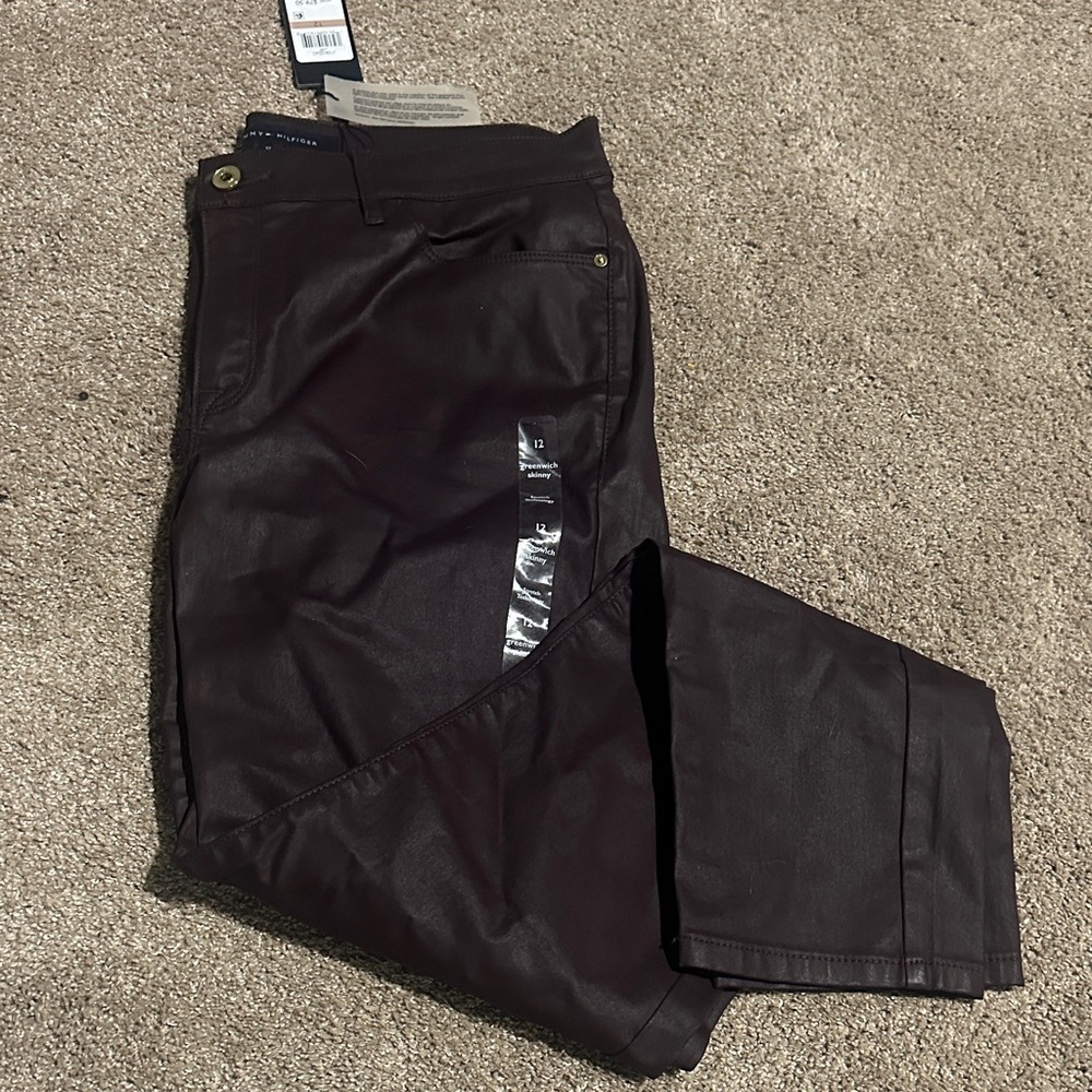 Tommy Hilfiger Dark Burgundy Pants